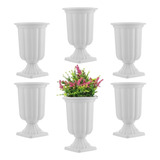 Vaso Grego Plástico Decoração De Mesa 6 Unidades 19 Cm