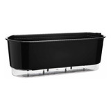 Vaso Jardineira Floreira Raiz Autoirrigável Preta 40cm