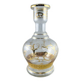 Vaso Jarro Narguile Grande Resistente Cristal Decorado