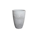 VASO LISO CONICO 30 CIMENTO QUEIMADO