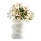 Vaso Moderno Decorativo Branco Estilo Nordico