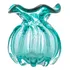 Vaso Murano De Vidro Italy Azul Turquesa 10x11cm Wolff