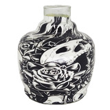 Vaso Narguile Vidro Pequeno Caveira Mexicana Barato