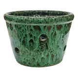 Vaso Orquídea Cônico Esmaltado A 12 L 17 Ce9157m Vm Full