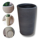 Vaso Para Plantas C Prato 60cm Jardim Sala Escritório Decor