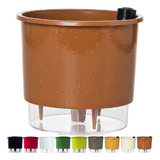Vaso Planta Autoirrigável N4 21x18 Raiz Flor Auto Irrigável