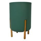 Vaso Plantas Flores Decore 34 28l Verde Musgo Japi