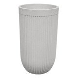 Vaso Plantas Polietileno Cilíndrico Atenas 33 Off White Japi