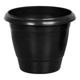 Vaso Plastico P Flores E Plantas Frutíferas Preto grande