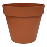 Vaso Plástico Unique 12 12x10 5cm Cor Terracota Japi