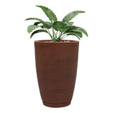 Vaso Polieitleno Decorativo Redondo P plantas Jardim Varanda