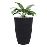 Vaso Polieitleno Decorativo Redondo P plantas Jardim Varanda