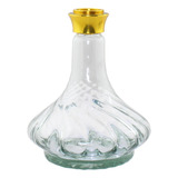 Vaso Reposição Narguile Amazon Hookah Future Dourado