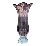 Vaso Roxo Em Cristal