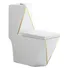 Vaso Sanitário Acoplado  monobloco  Imperial Diamond Gold