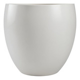 Vaso Tipo Vietnamita Fibra De Vidro Pote Plantas 41cm Branco