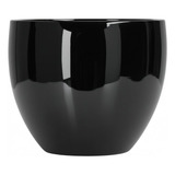 Vaso Tipo Vietnamita Fibra De Vidro Sala Plantas 45cm Preto