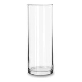 Vaso Tubo Vidro Cilíndrico Transparente Decoração 10x30
