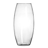 Vaso Vidro Transparente Romeu Médio Ø16x30cm Terrário Para Arranjo Decoração