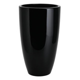 Vaso Vietnamita Fibra Vidro 1 Metro Cachepot Quintal Preto