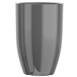 Vaso Vietnamita Grande Madri P 61cm Fibra De Vidro Cinza Escuro