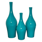 Vasos Ceramica Enfeite Casa Decoraçao Sala Mesa Marrom