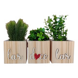 Vasos Decorativos Com Planta Artificial Cachepô P Presente