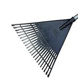 Vassoura Ancinho Reforçada 22 Dentes Para Jardim Rastelo Gramado Sem Cabo