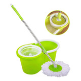 Vassoura Esfregao Mop Giratorio C Balde Capacidade 10 Litro