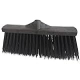 Vassoura Gari Reforçada Vassourão Resistente 40cm Com Cabo Preto