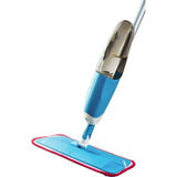 Vassoura Magica Esfregao Spray Mop Rodo Reservatorio Cor Azul Lorben