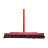Vassoura Pelo Animal Natural Crina De Cavalo 60cm Com Cabo