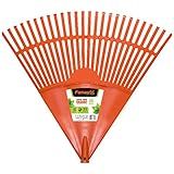 Vassoura Plast Laranja 26D C Cabo
