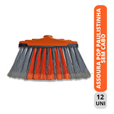 Vassoura Pop Paulistinha Caixa C 12 Unidades Sem Cabo Full