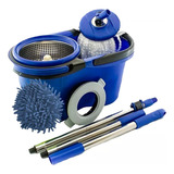 Vassoura Rodo Esfregão Mop Balde Inox 3 Refil Cabo Longo