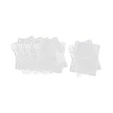 Vaveren 10 Peças Transparentes Porta Notas Papel Moeda Coleção álbum Armazenamento Suprimentos 3 Furos Folhas Soltas Para Cartão