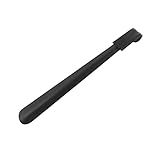 Vaveren Calçadeira Profissional De Couro Com Cabo Longo De 42 Cm Para Remoção De Sapatos E Calçadeira Para Homens- Mulheres- Idosos- Crianças- Preto