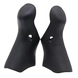 Vaveren Capas De Alavanca De Freio De Bicicleta Manoplas De Câmbio De Bicicleta De Estrada De Silicone Para Ciclismo Protetor De Capa De Freio De Bicicleta Preto