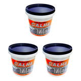 Veda Calha Soldafort Calafetante Kit 3 Pote 1 Kg Branco