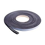 Veda Fresta Multiuso 11x4 Mm Preto 10 Metros Comfort Door