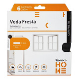 Veda Fresta Porta Modelo I Preto 6 Metros Stamaco Home