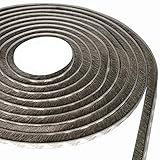 Veda Frestas Escova Adesivo Porta Janela 10x7mm 5mts