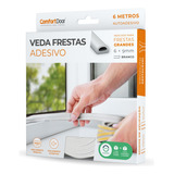 Veda Frestas Janela Porta 6mm Comfort Door 6mts Branco