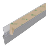 Veda Porta Com Adesivo 3m 90cm Rodo Silicone Incolor Stamaco