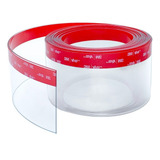 Veda Porta portão 8 0 Cm Alt Vedapratic 4 Mt Transparente Cor Acrílico Transparente