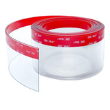 Veda Porta portão Transparente 5 Cm Altura Vedapratic 4 Mt