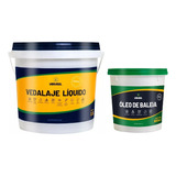 Vedalaje 3 2 Litros Impermeabilizante 1 Óleo De Baleia 900ml