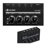 Vedo Amplificador Fone Ouvido 4 Canais Ha400 Powerplay