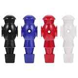 Veemoon 4 Peças De Reposição Masculina De Futebol De Mesa Pino Equilibrado Masculino De Pebolim Para Peças De Reposição De Jogador De Mesa De Futebol Cor Sortida