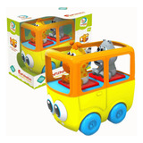 Veiculo Ônibus Educativo Baby Land Fofilhotes Amarelo 3084